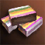 Multi-colored Honey Rice Cake