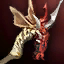 Flaming Dragon Skull - Wisdom